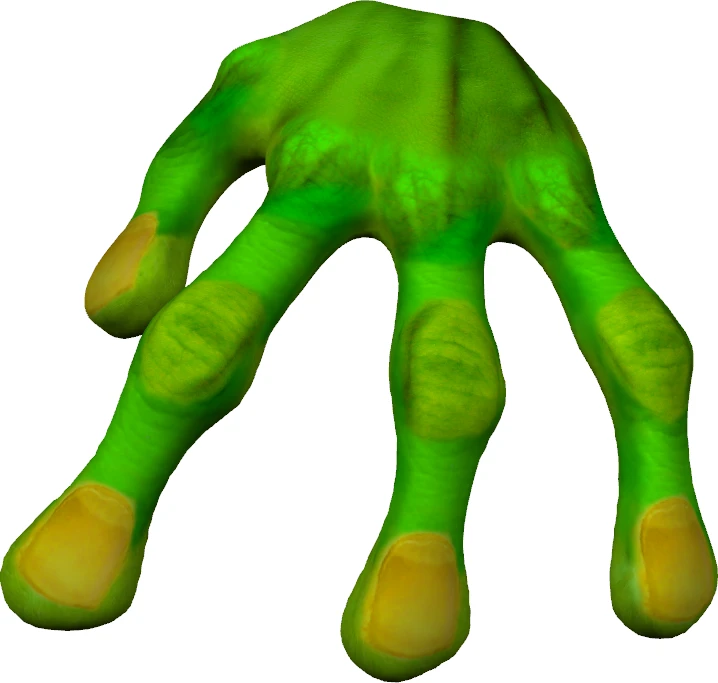 Gremlin hand detail