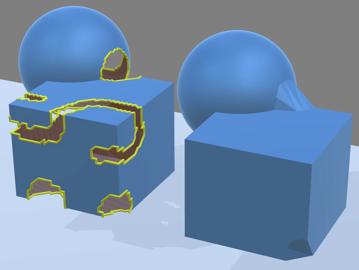 Intelligent hole filling