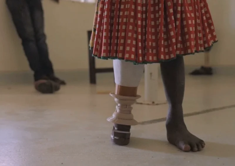 Roseline with her printed socket