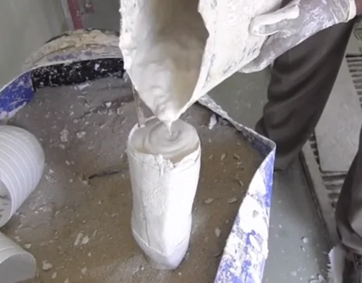 Traditional socket making process - step 2