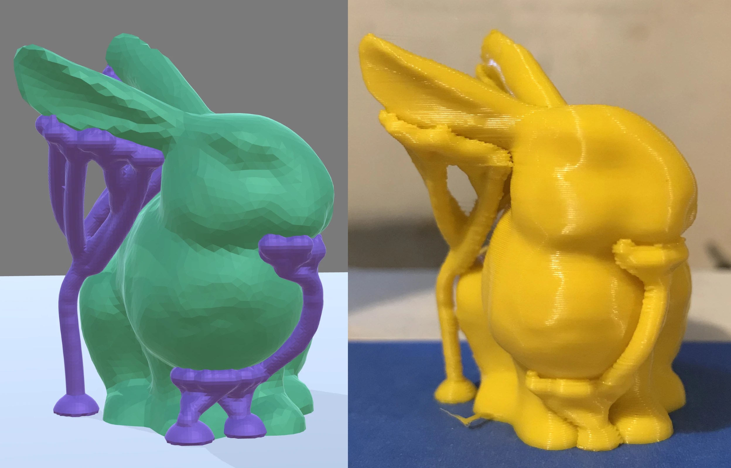 Tree-style support structures