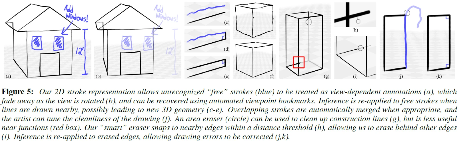 Analytic Drawing user interface