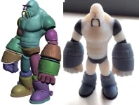 Geometric Modeling of Multi-Material Printed Objects