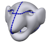 WarpCurves: A Tool for Explicit Manipulation of Implicit Surfaces